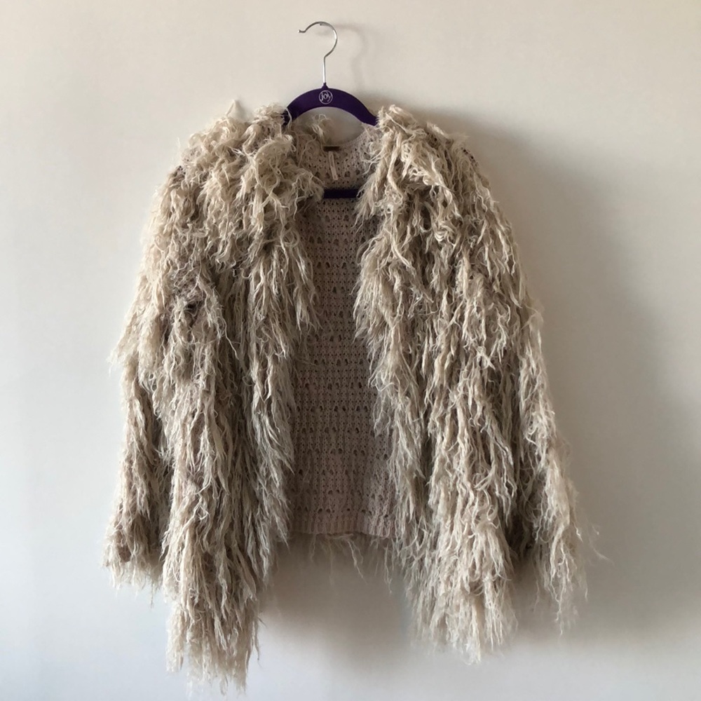 Free people shag jacket
